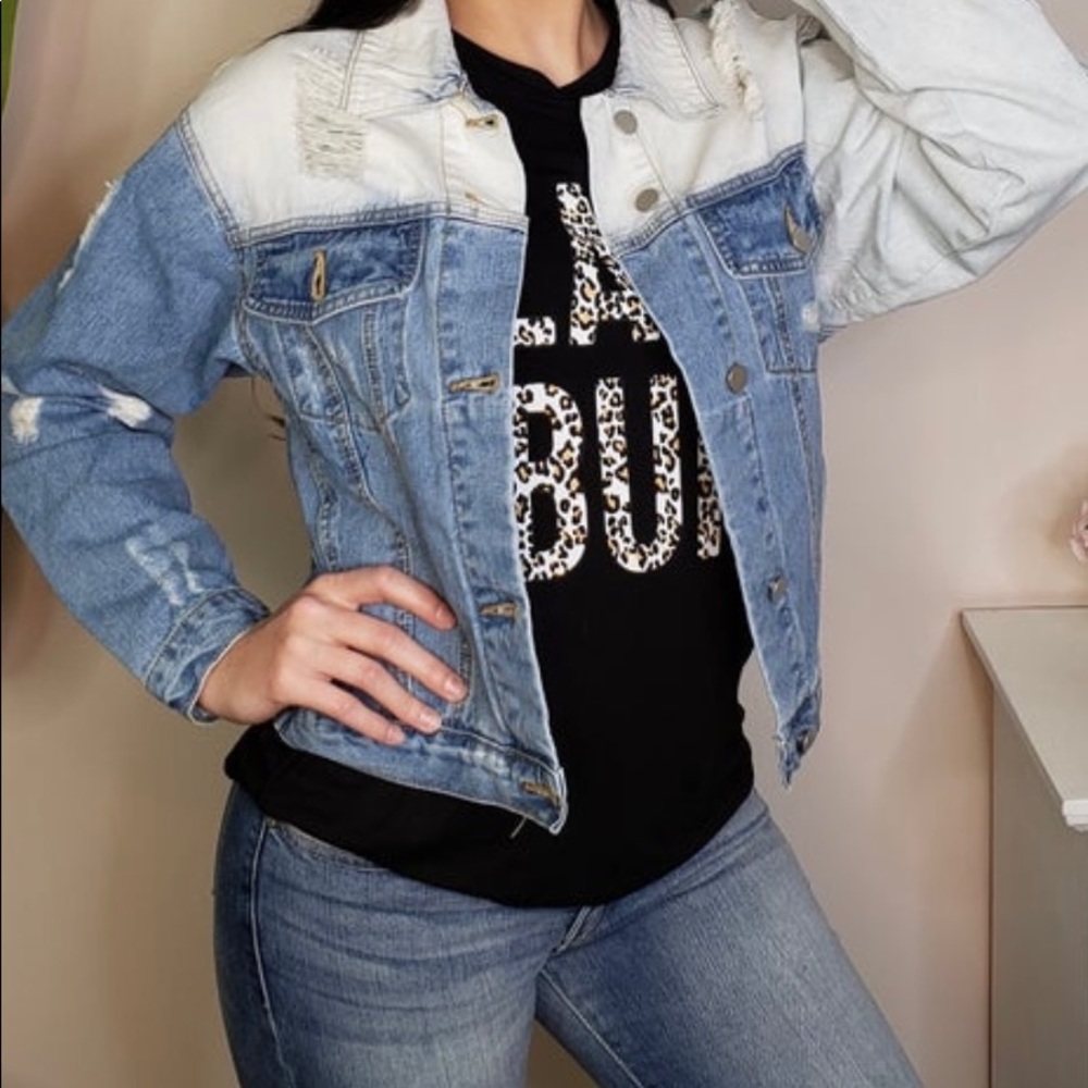 Distressed Jean Jacket! - Picture 3 of 3